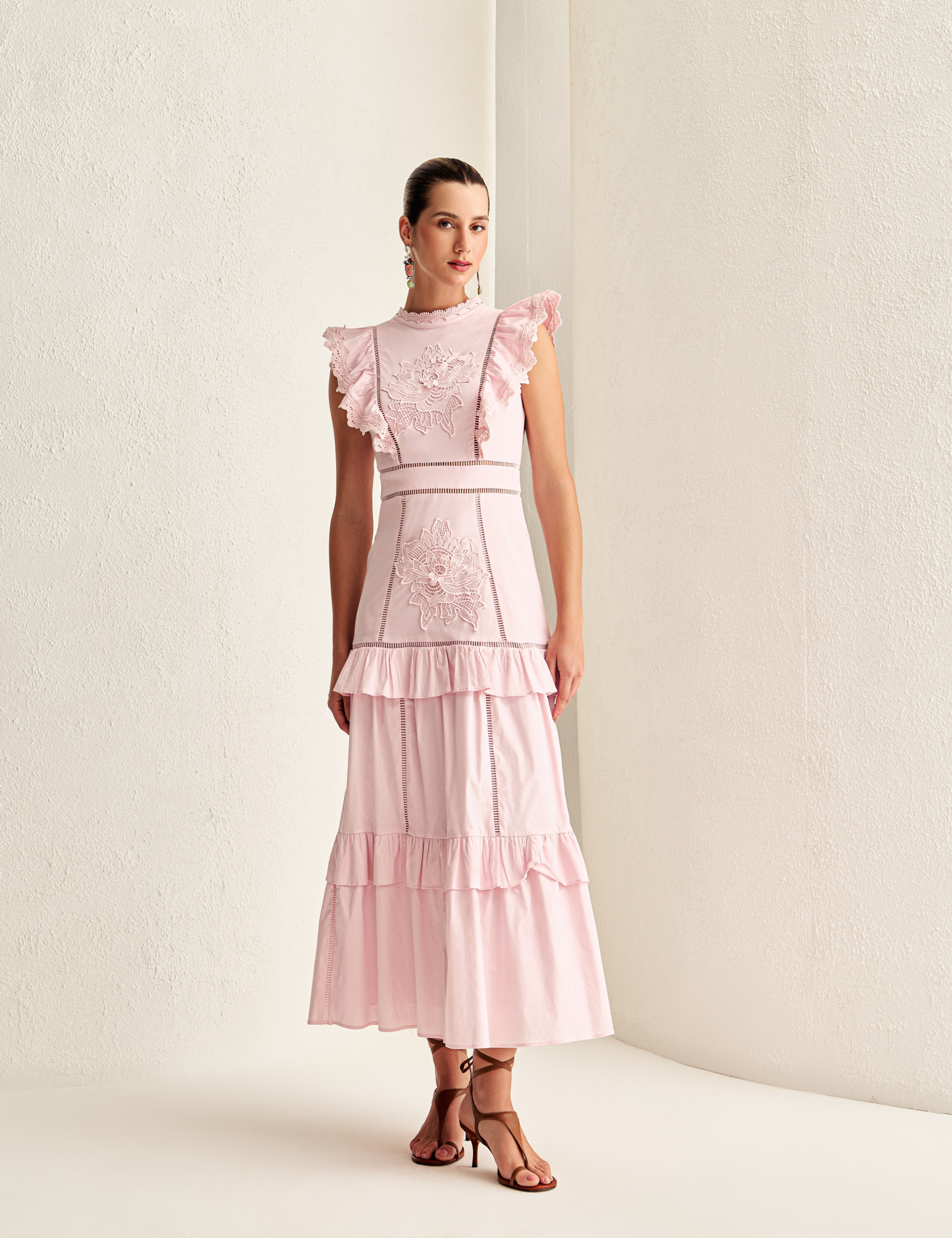 Vestido Bordado Maria Rosa