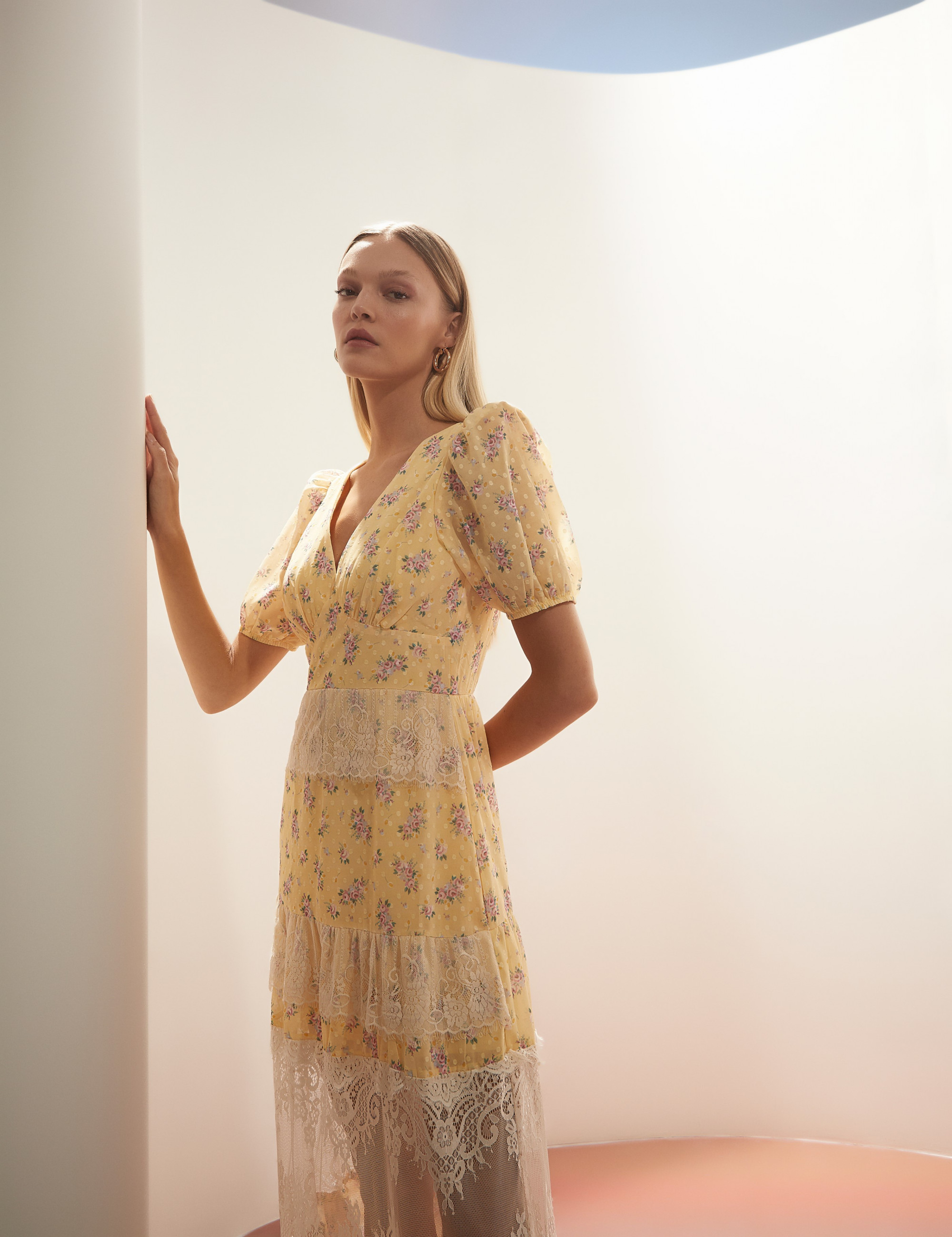 Vestido Liberty Melina Amarelo