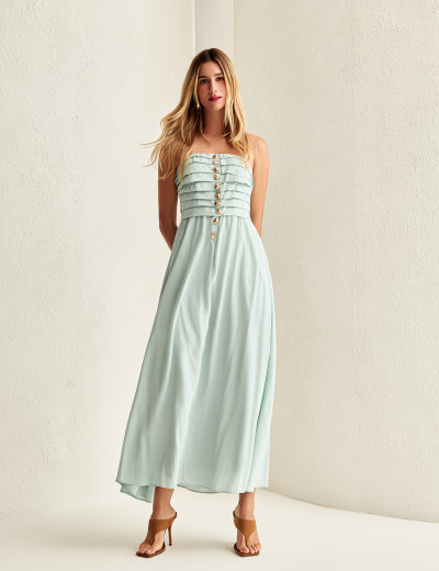 Vestido Modal Vicentina Verde