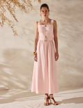 Vestido Viscose Sofia Rosa