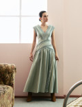 Vestido Tricoline Corina Verde