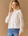 Camisa Tricoline Nellie Off White