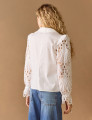 Camisa Tricoline Nellie Off White