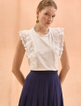 Blusa Renda Neia Off White
