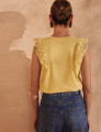 Blusa Renda Neia Amarela 