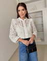 Camisa Bordada Tuany Off White 