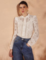Camisa Bordada Tuany Off White 