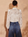 Camisa Bordada Tuany Off White 