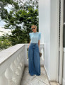 Blusa Renda Rosangela Azul