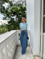 Blusa Renda Rosangela Azul