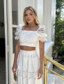 Conjunto Richelieu Angélica Off White