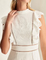 Vestido Bordado Maria Off White