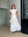 Vestido Bordado Maria Off White