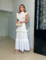 Vestido Bordado Maria Off White