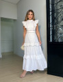 Vestido Bordado Maria Off White