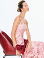 Vestido Guipir Flor 3D Kylie Rosa 
