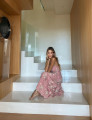 Vestido Guipir Flor 3D Kylie Rosa 