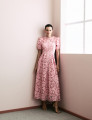 Vestido Richelieu Flor 3D Maggie Rosa 