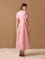 Vestido Richelieu Flor 3D Maggie Rosa 
