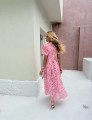 Vestido Richelieu Flor 3D Maggie Rosa 