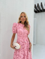 Vestido Richelieu Flor 3D Maggie Rosa 
