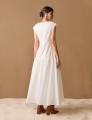 Vestido Tricoline Corina Off White 