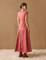 Vestido Tricoline Corina Telha