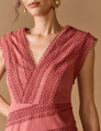 Vestido Tricoline Corina Telha