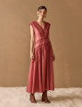 Vestido Tricoline Corina Telha