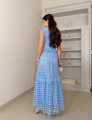 Vestido Guipir Bernadete Azul