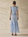 Vestido Guipir Bernadete Azul