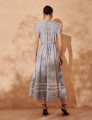Vestido Bordado Emiliana Azul