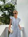 Vestido Bordado Emiliana Azul