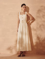 Vestido Viscose Sofia Areia