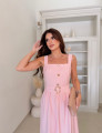 Vestido Viscose Sofia Rosa