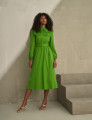 Vestido Midi nuvem Maitê Verde
