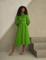 Vestido Midi nuvem Maitê Verde