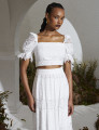 Conjunto Richelieu Angélica Off White
