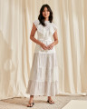 Vestido Listrado Milena Branco